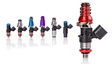Injector Dynamics ID1050X Injectors - 48mm Length - Mach Top to 11mm - Denso Low Cushion Set of 4 (1050.48.11.D.4)