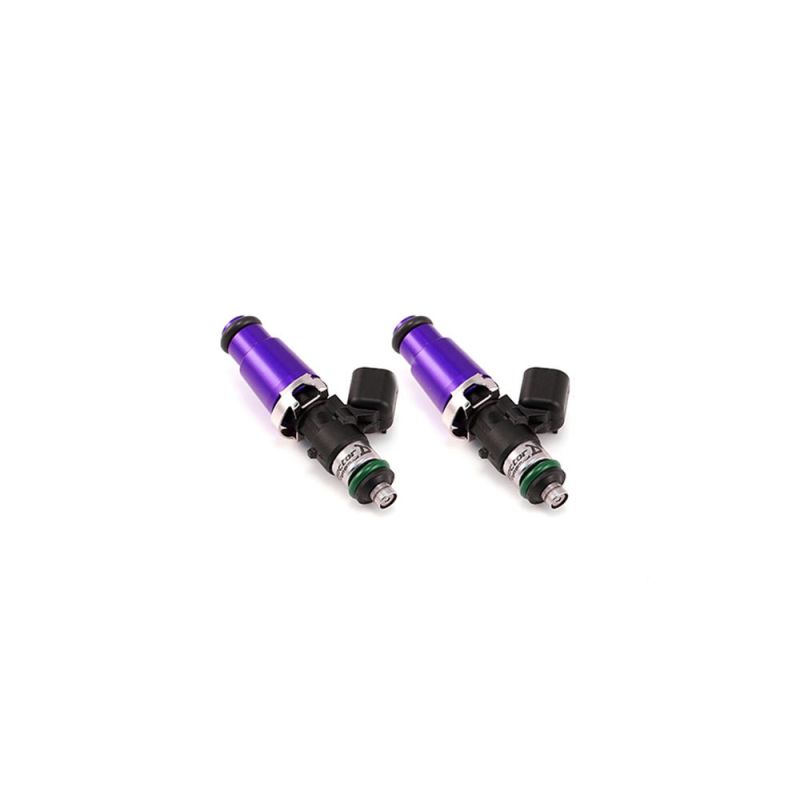 Injector Dynamics 1340cc Injectors - 60mm Length - 14mm Purple Top - 14mm Lower O-Ring Set of 2 (1300.60.14.14.2)