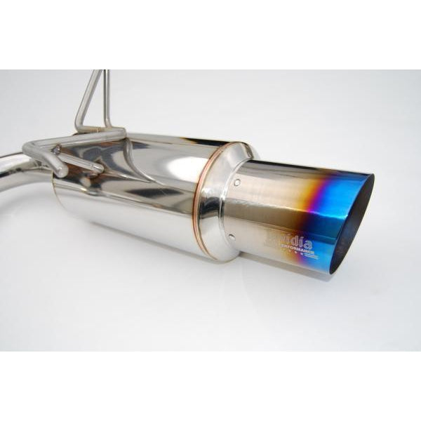 Invidia Dual N1 Burnt Titanium Tips Cat Back Exhaust WRX/STI Sedan 2008-2014 | HS11STIGTT