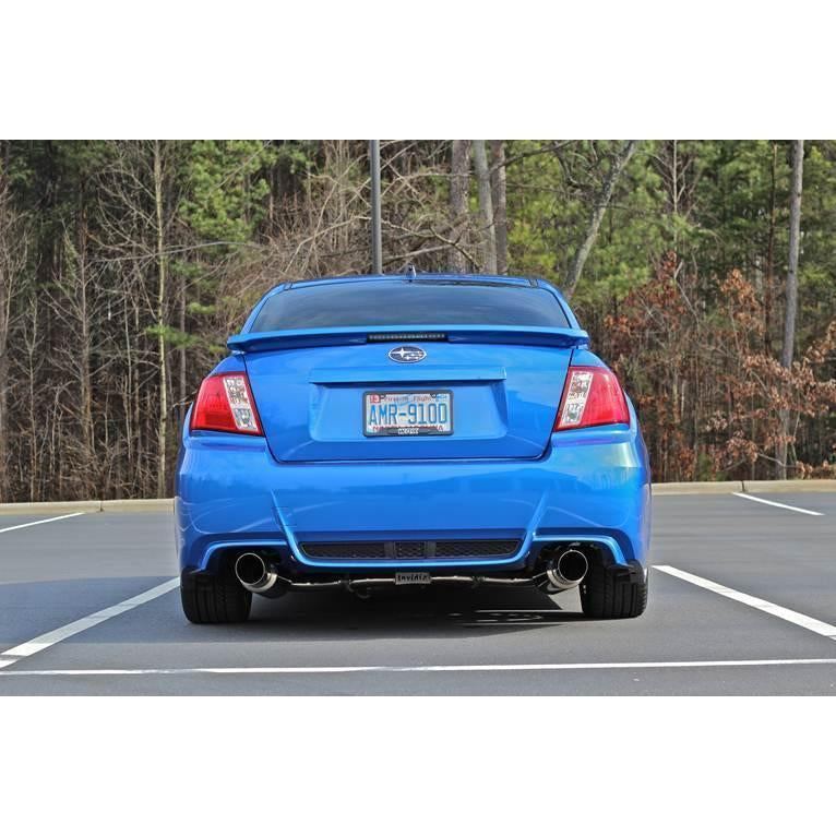 Invidia Dual N1 Burnt Titanium Tips Cat Back Exhaust WRX/STI Sedan 2008-2014 | HS11STIGTT