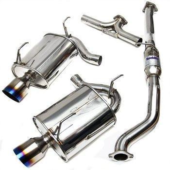 Invidia [00-09 Honda S2000] Dual Titanium Tip Q300 Cat Back Exhaust | HS00HS1G2T