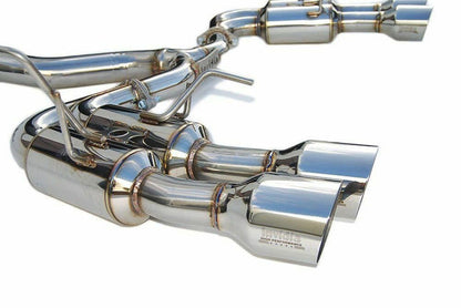 Invidia [15-21 WRX/STI] Gemini R400 Stainless Steel Quad Tip Exhaust | HS15STIGM4SS