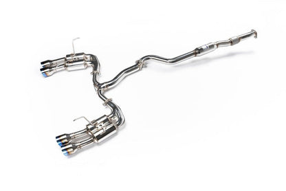 Invidia [15-21 WRX/STI] Gemini R400 Titanium Quad Tip Exhaust | HS15STIGM4ST