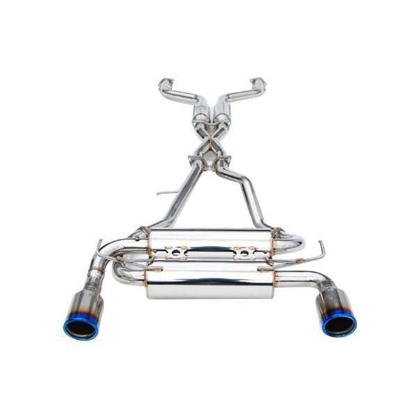 Invidia Gemini Rolled Titanium Tips Cat Back Infiniti G37 AWD & RWD Coupe 2008-2013 | HS07IG7GID