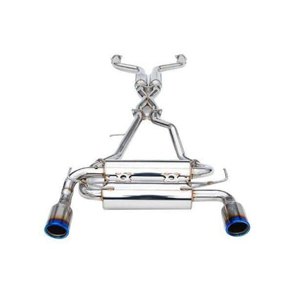 Invidia Gemini Rolled Titanium Tips Cat Back Infiniti G37 AWD & RWD Coupe 2008-2013 | HS07IG7GID