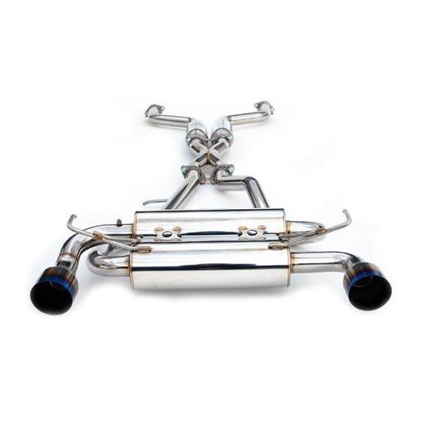 Invidia Gemini Single Ti-Tips Cat Back Exhaust Infiniti FX35 / FX45 2003-2008 | HS03IFXGIT