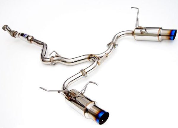 Invidia [13-24 BRZ / 13-16 FRS/ 17-21 GT86 / 21-24 GR86] N1 Cat back Exhaust Burnt Titanium Tips | HS12SSTGTT