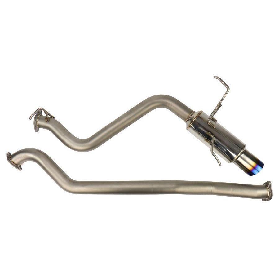 Invidia 15-21 WRX/STI N1 Cat Back Exhaust w/ Bead Blasted Piping Titanium Tip | HS15SW4BGR1GT