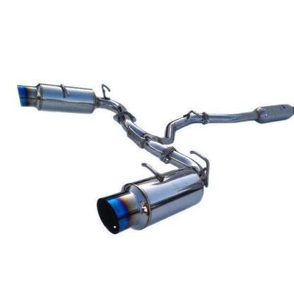 Invidia [13-24 BRZ / 13-16 FRS/ 17-21 GT86 / 21-24 GR86] N1 Cat back Exhaust Burnt Titanium Tips | HS12SSTGTT