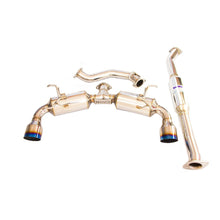 Invidia 13-22 BRZ / 13-16 FRS/ 17-21 GT86 / 2022 GR86 N2 Dual Burnt Titanium Tip Exhaust | HS12SST6N21GT