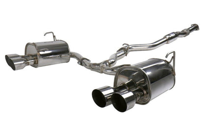 Invidia 15-21 WRX/STI Q300 Cat Back Exhaust w/ Single Wall Stainless Steel Tips | HS15STIG2S