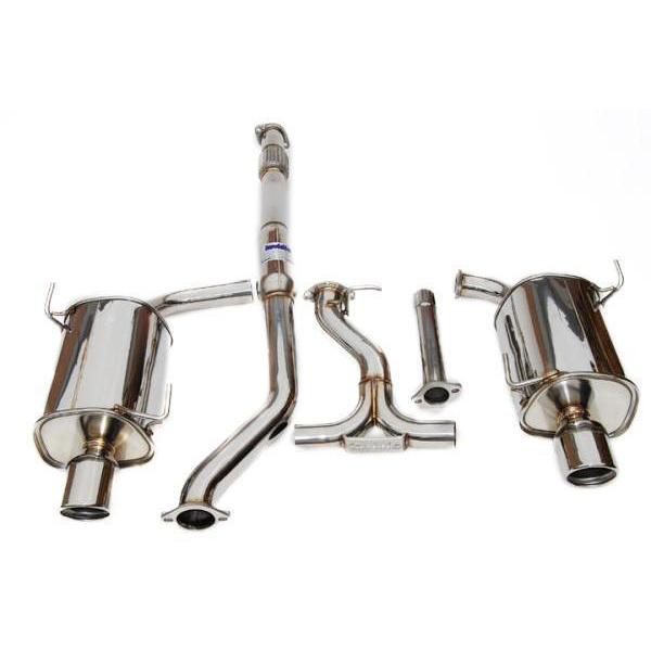 Invidia [08-14 WRX Sedan, 11-14 STI Sedan, 09-13 FXT] Q300 Dual Tip Cat Back Exhaust | HS08SW4GT3
