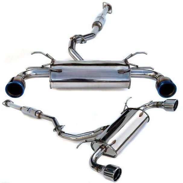 IInvidia 13-22 BRZ / 13-16 FRS/ 17-21 GT86 / 2022 GR86 Q300 Cat Back Exhaust Titanium Tips | HS12SSTG3T