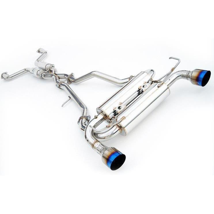 Invidia Q300 w/ Single Layer Titanium Tips Cat Back Exhaust Infiniti Q50 2014+ | HS14IQ5GIT