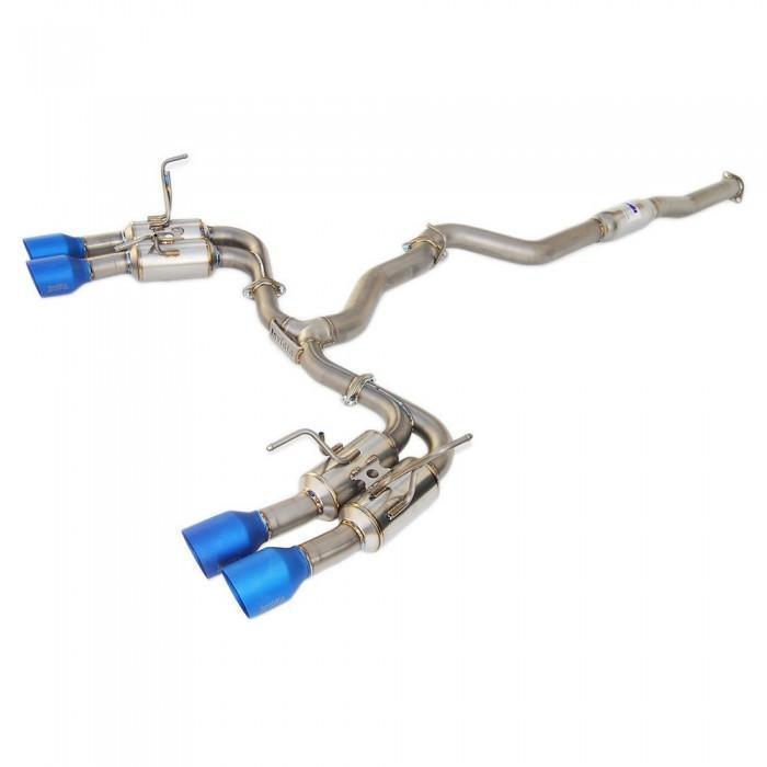 Invidia 15-21 WRX/STI Gemini R400 Full Titanium Quad Tip Exhaust | HS15STI5TG4ST