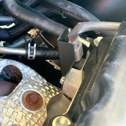 JDC Titanium Cam Position Sensor Heat Shield | Mitsubishi Evo X