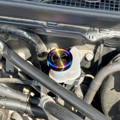 JDC Titanium Clutch Fluid Reservoir Cap Cover (BRZ/FR-S/86/ Multiple Subaru Applications)