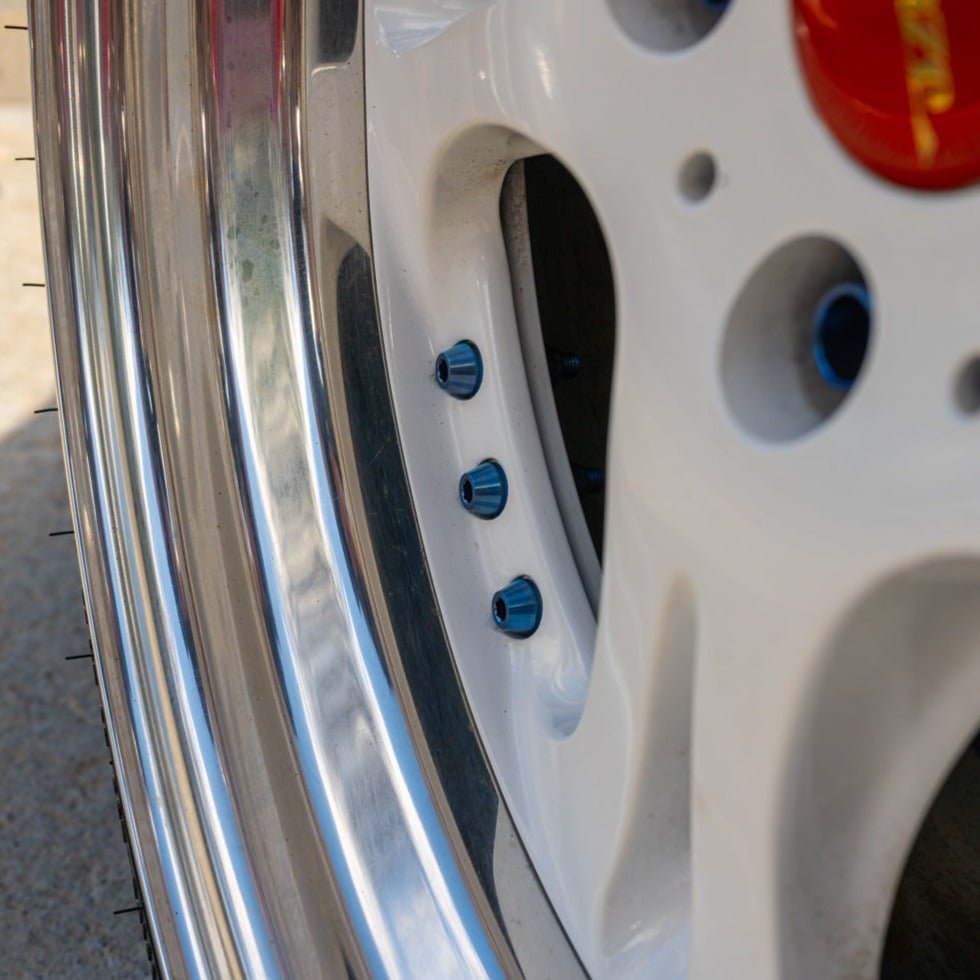 JDC Titanium Custom 3-Piece Wheel Hardware M8 & M7 (Universal)