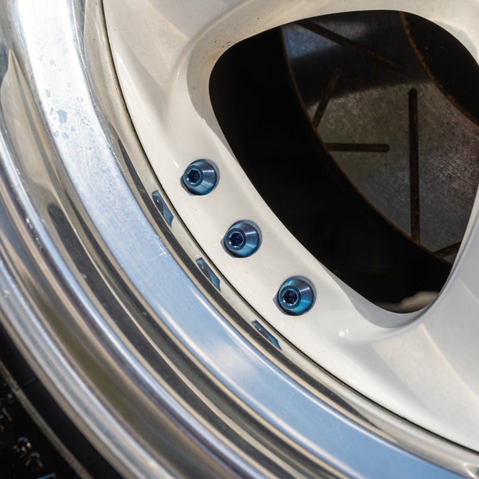 JDC Titanium Custom 3-Piece Wheel Hardware M8 & M7 (Universal)