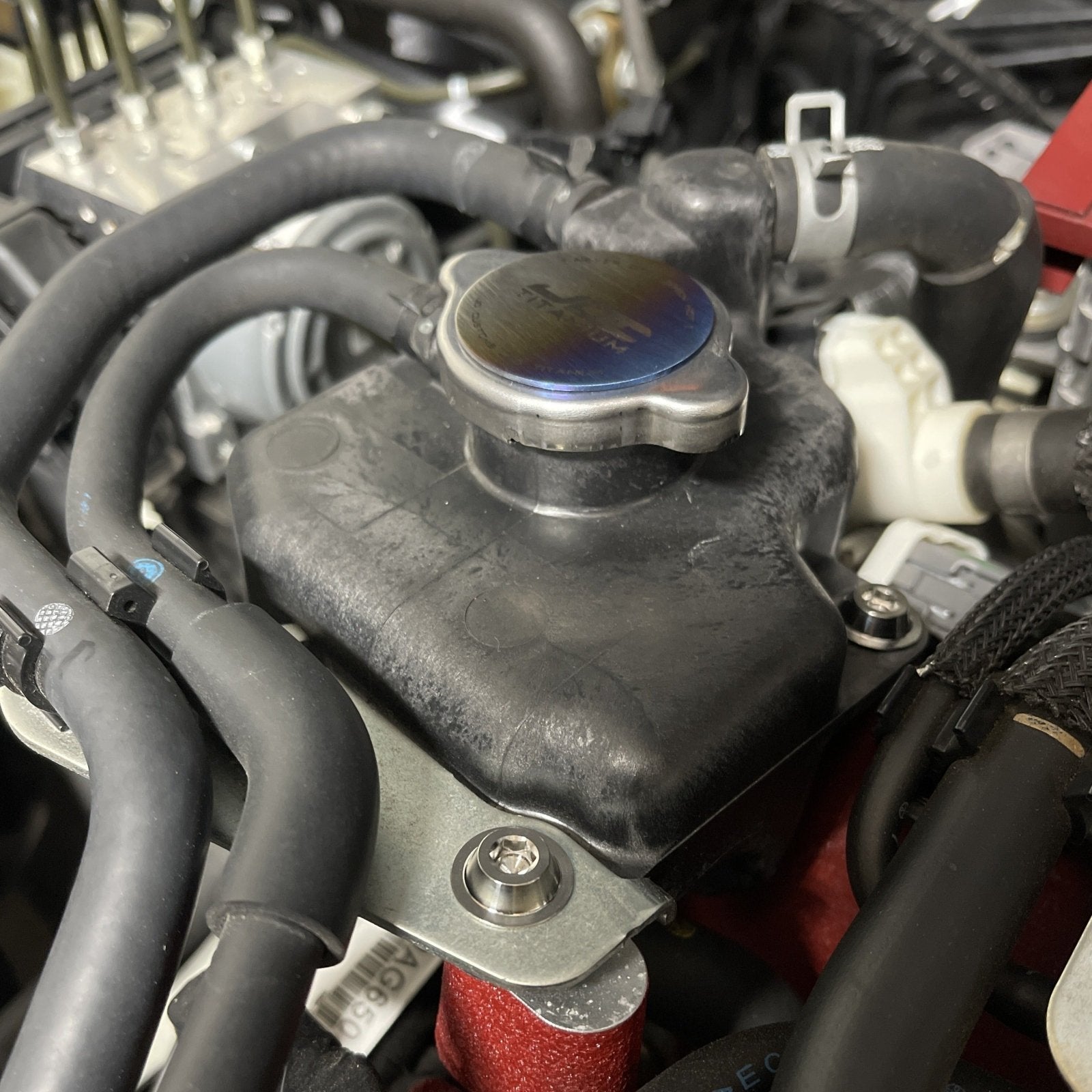 JDC Titanium Coolant Expansion Tank Hardware Kit (15-21 WRX/STi)