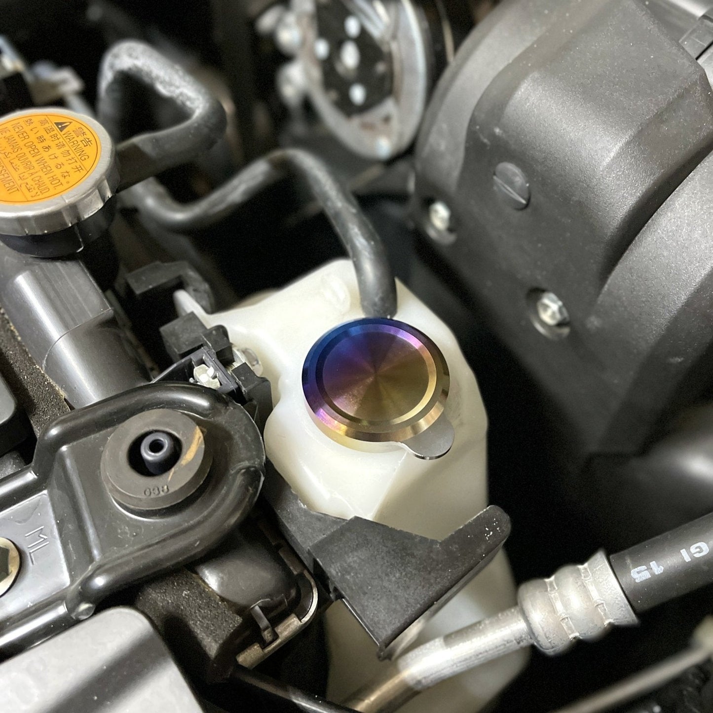 JDC Titanium Coolant Overflow Reservoir Cap | Multiple Subaru Applications