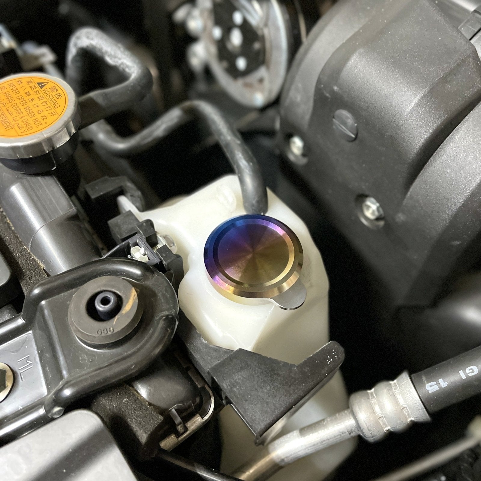 JDC Titanium Coolant Overflow Reservoir Cap | Multiple Subaru Applications