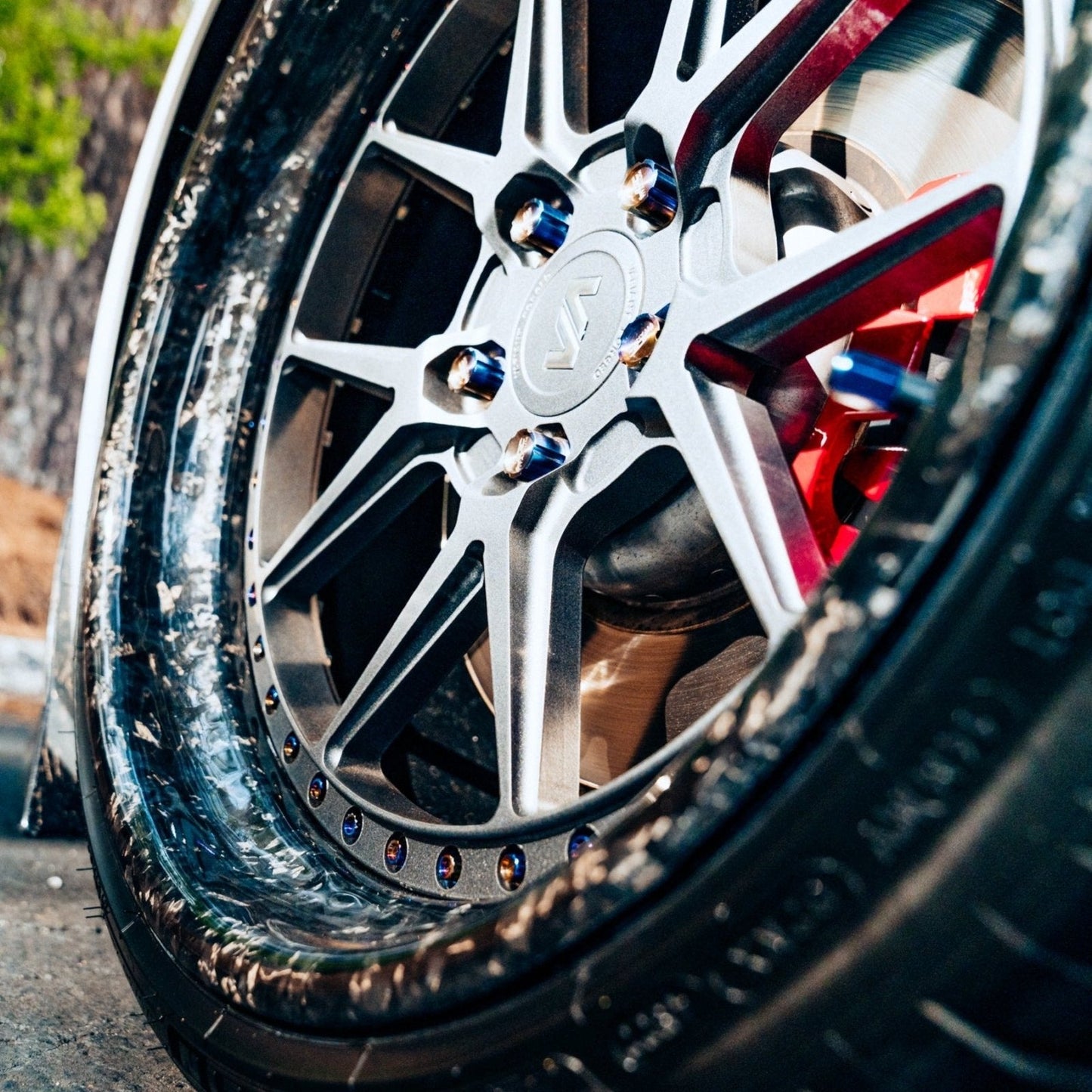 JDC Titanium Custom 3-Piece Wheel Hardware M8 & M7 (Universal)