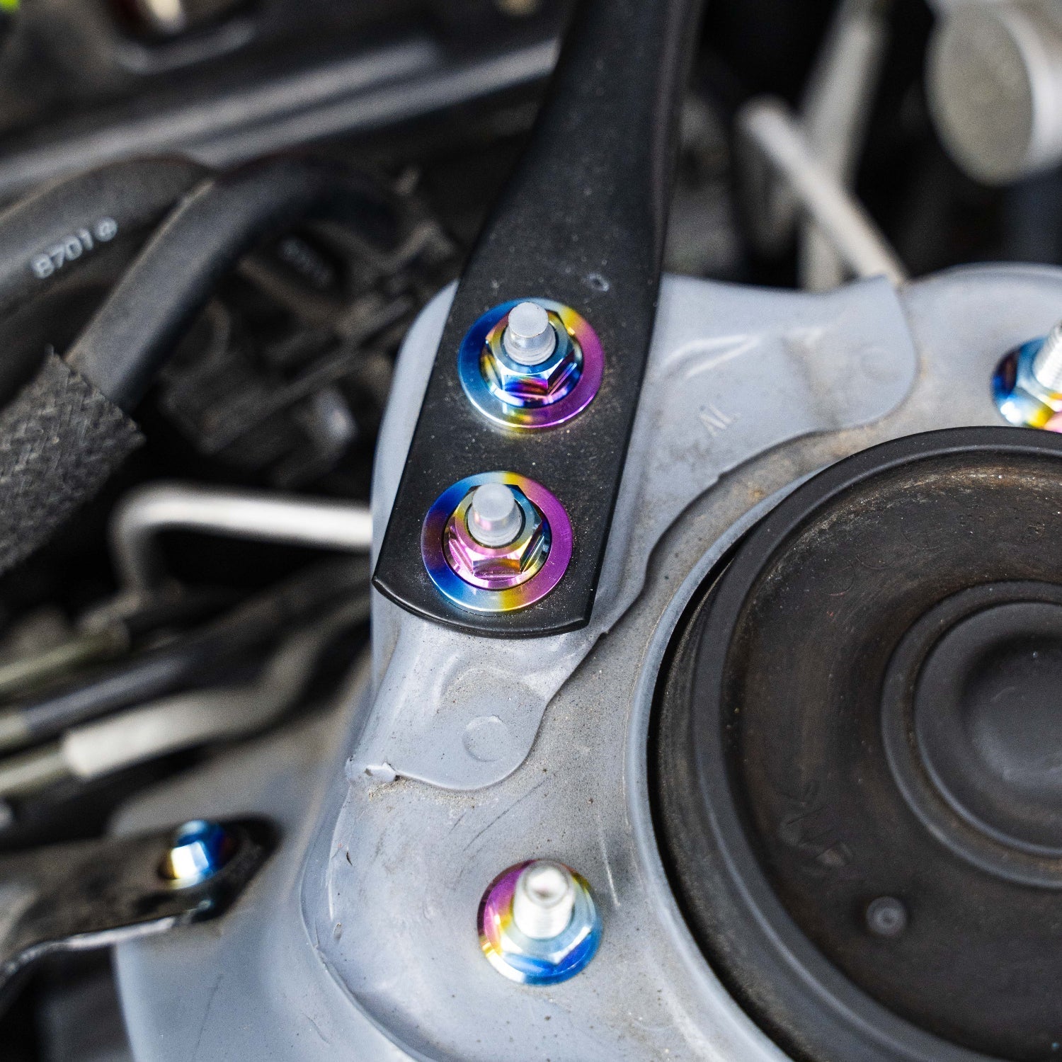 JDC Titanium Engine Bay Dress-Up Hardware Kit (13-21 FRS/BRZ/86)