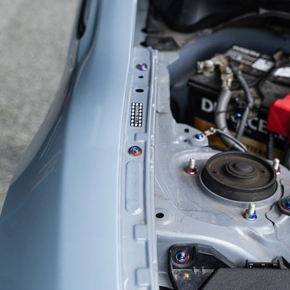 JDC Titanium Engine Bay Dress-Up Hardware Kit (13-21 FRS/BRZ/86)