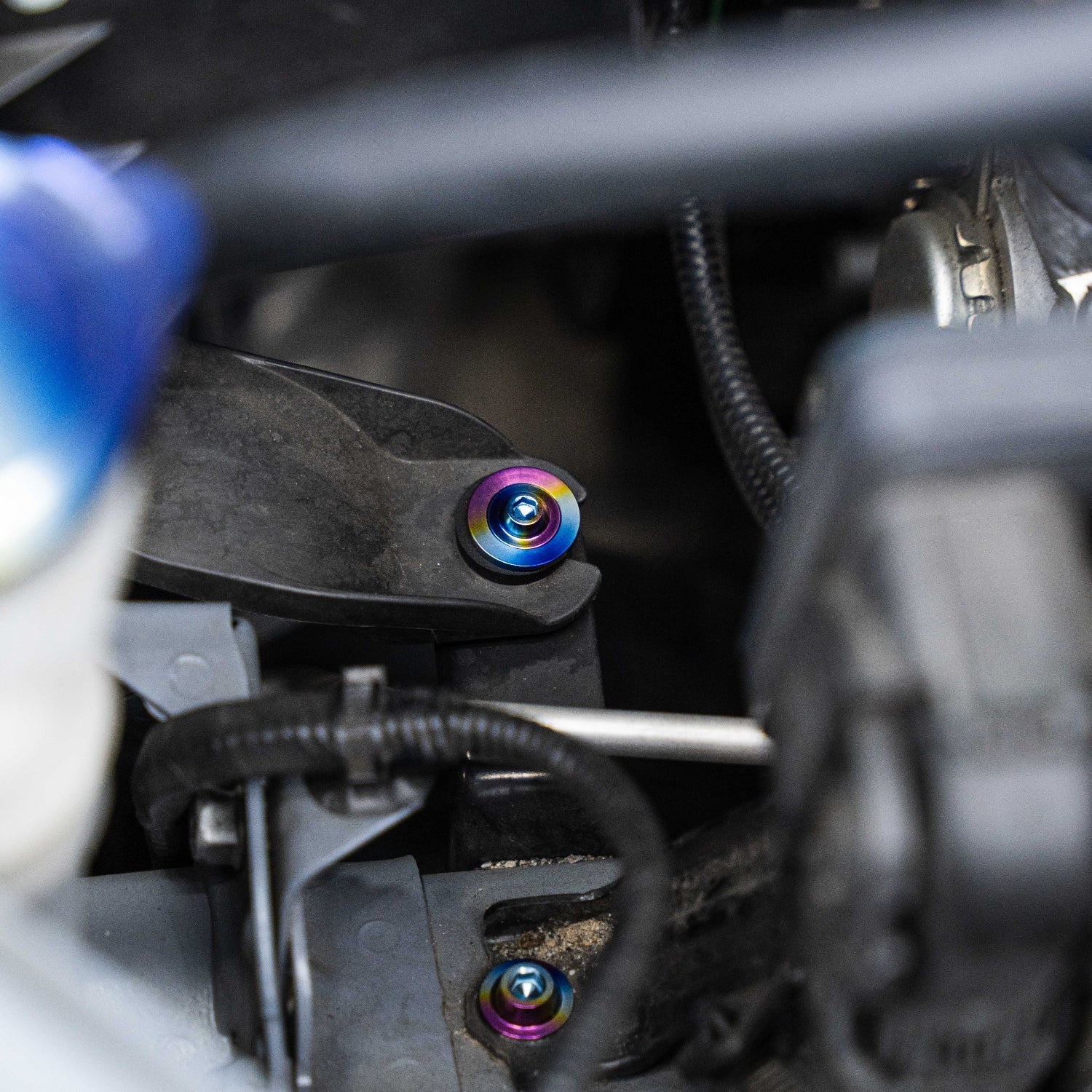 JDC Titanium Engine Bay Dress-Up Hardware Kit (13-21 FRS/BRZ/86)