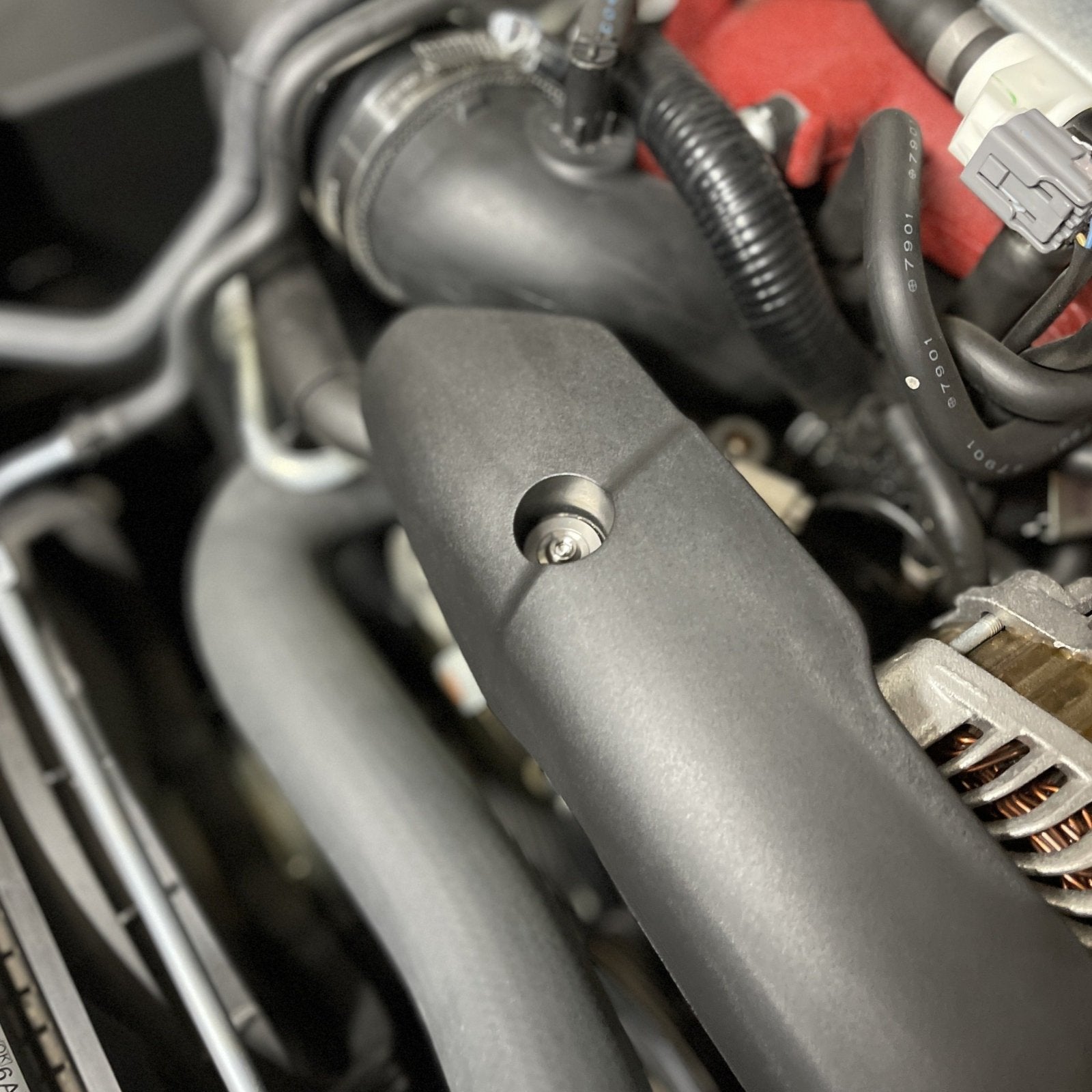 JDC Titanium Engine Bay Dress-Up Hardware Kit (15-21 Subaru STi)