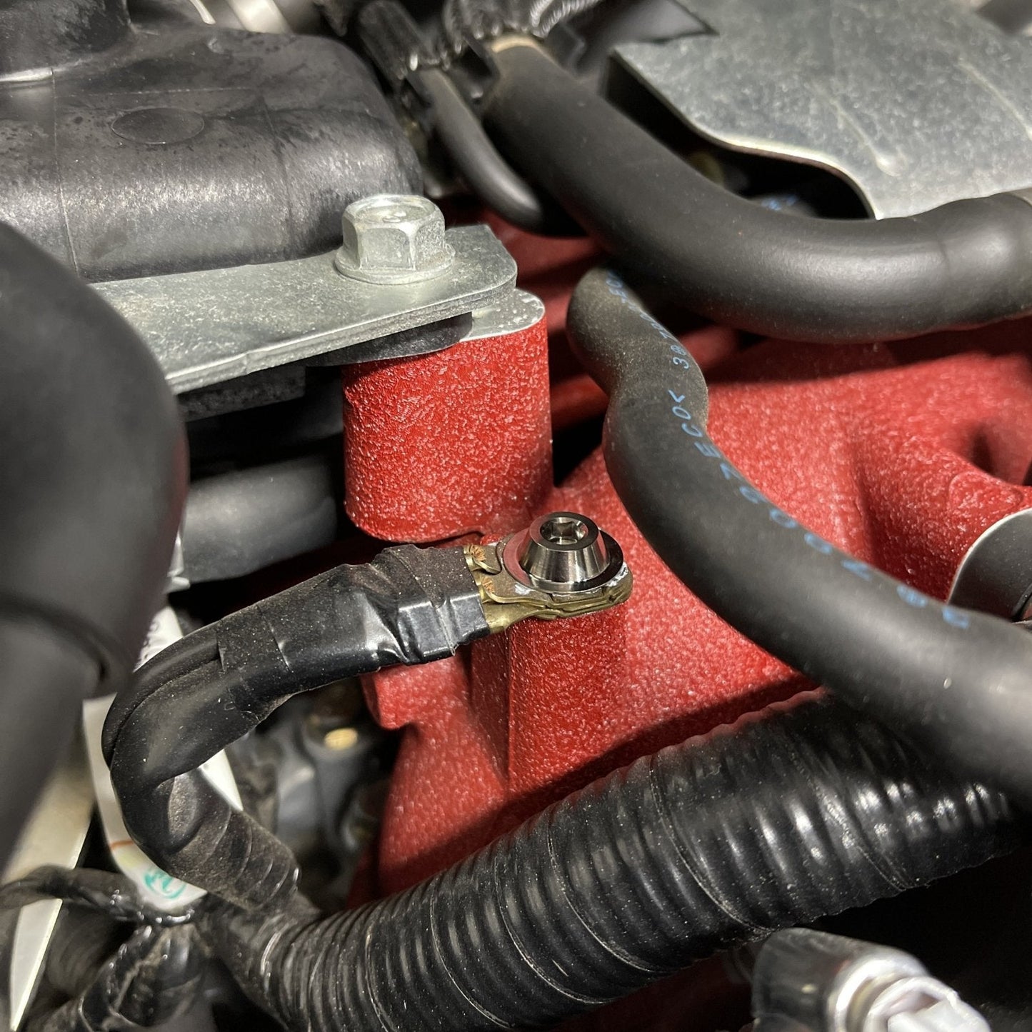 JDC Titanium Engine Bay Dress-Up Hardware Kit (15-21 Subaru STi)