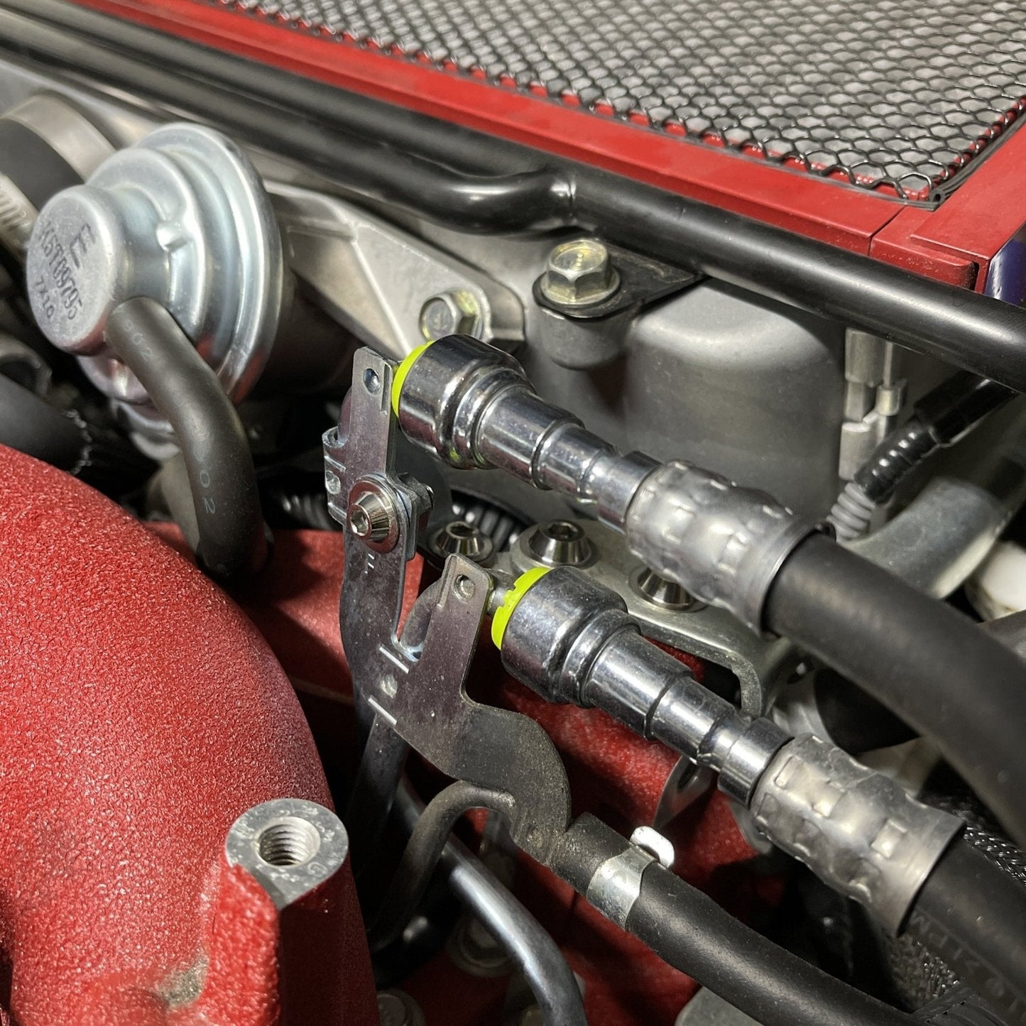 JDC Titanium Engine Bay Dress-Up Hardware Kit (15-21 Subaru STi)