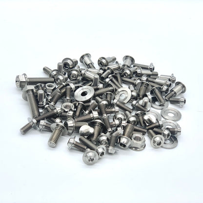 JDC Titanium Engine Bay Dress-Up Hardware Kit (15-21 Subaru STi)