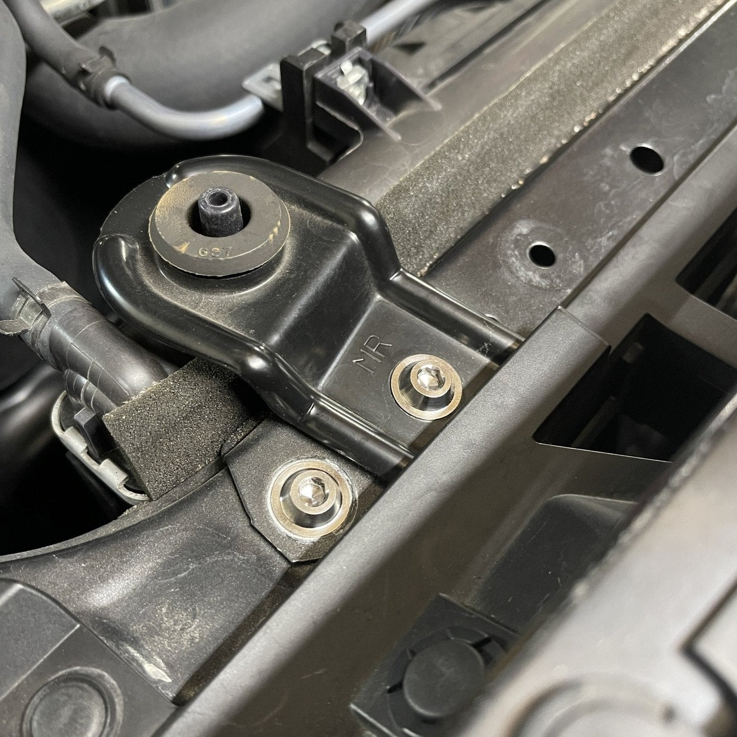 JDC Titanium Engine Bay Dress-Up Hardware Kit (15-21 Subaru STi)