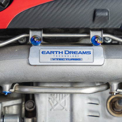 JDC Titanium Engine Bay Dress-Up Hardware Kit (Honda FK8 Type R)