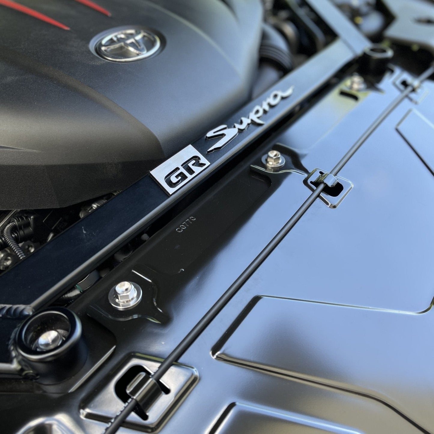 JDC Titanium Engine Bay Dress-Up Hardware Kit (A90/A91 Supra)