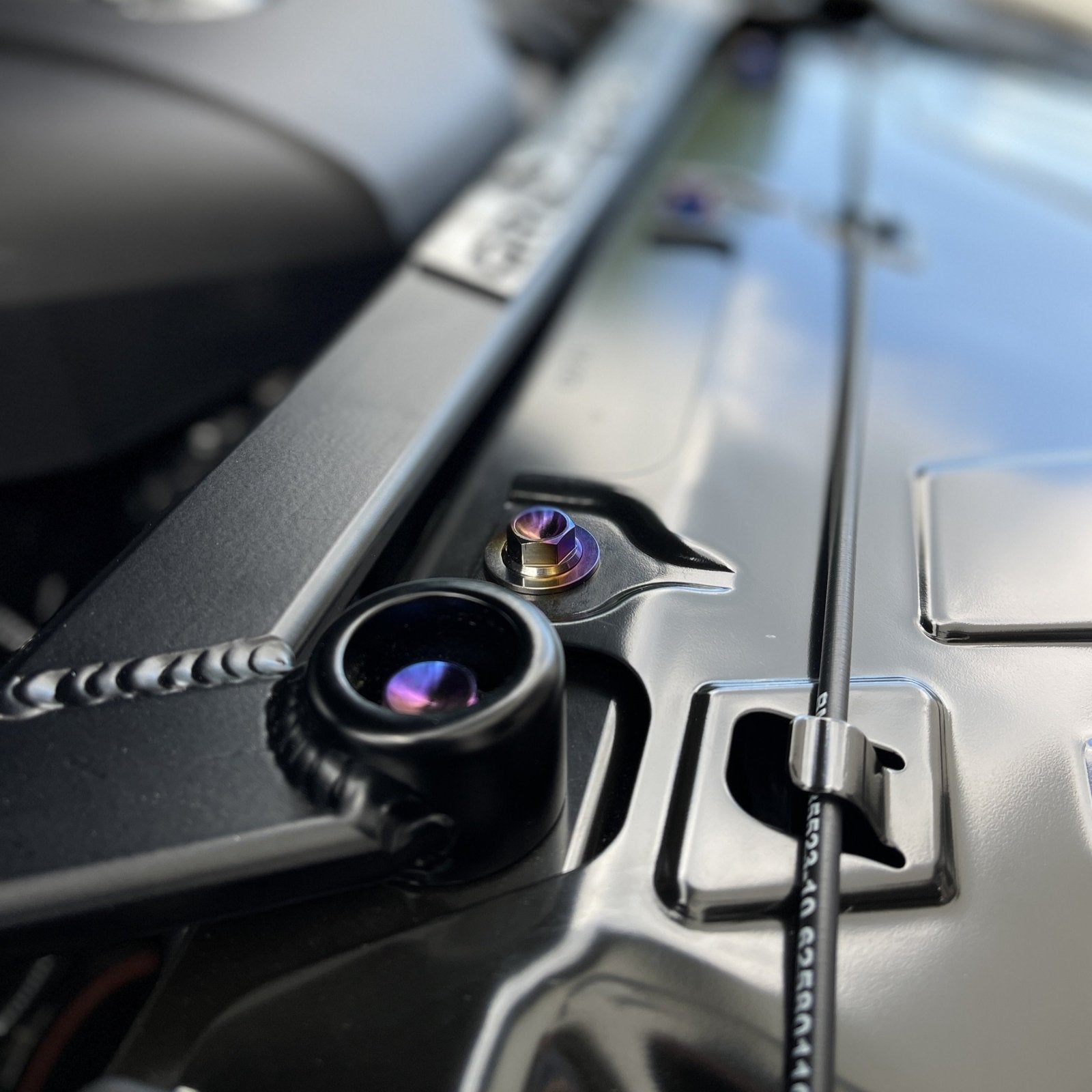 JDC Titanium Engine Bay Dress-Up Hardware Kit (A90/A91 Supra)