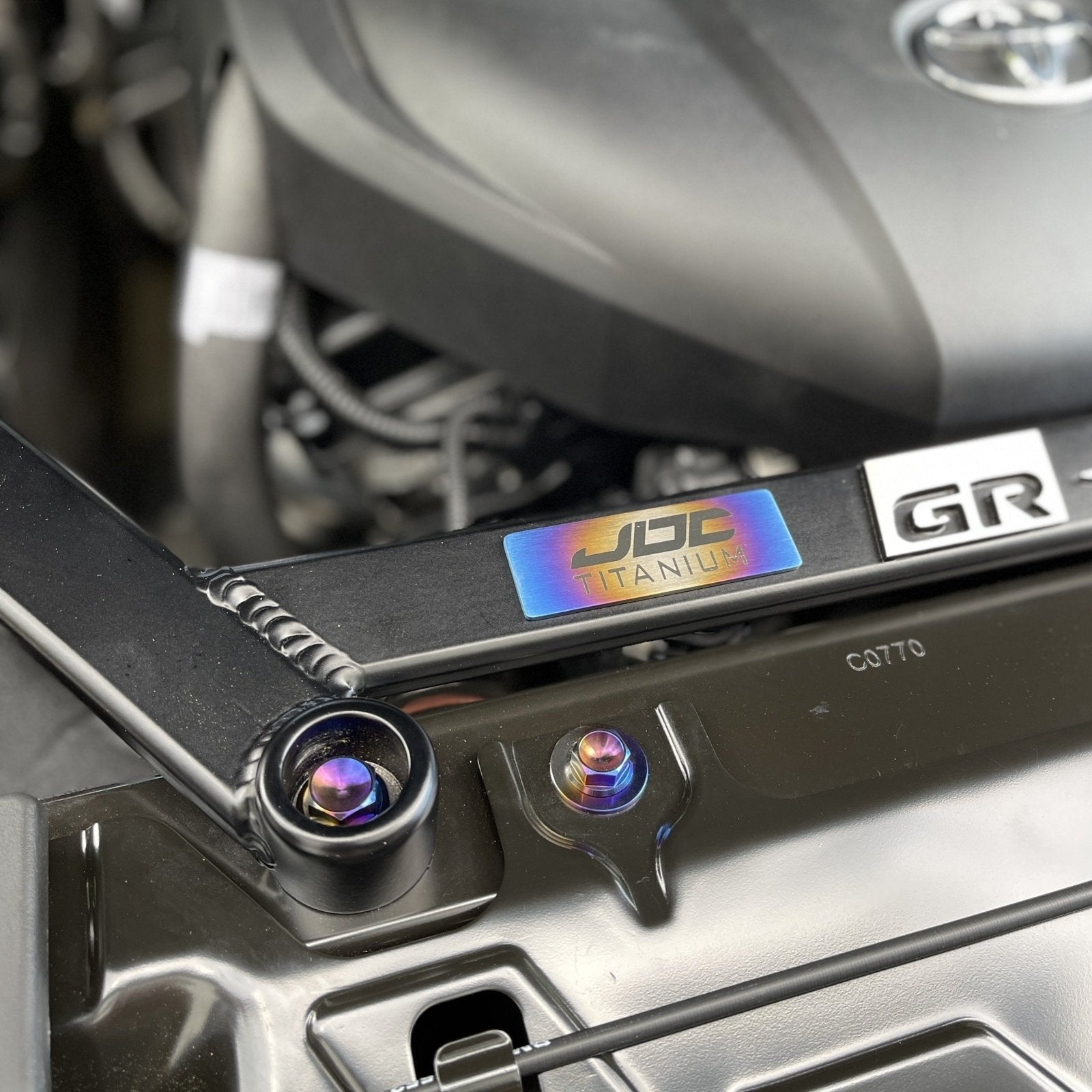 JDC Titanium Engine Bay Dress-Up Hardware Kit (A90/A91 Supra)