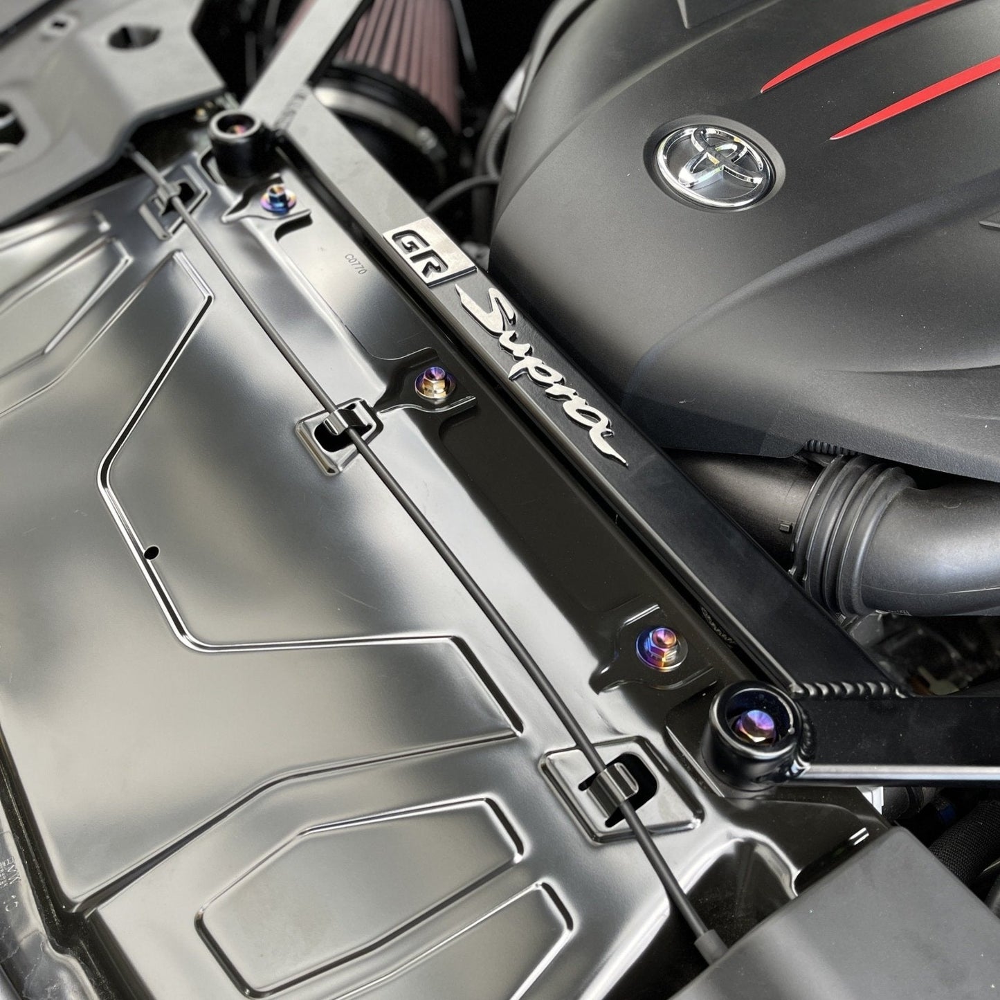 JDC Titanium Engine Bay Dress-Up Hardware Kit (A90/A91 Supra)