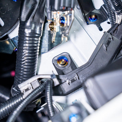 JDC Titanium Engine Bay Dress-Up Hardware Kit (23+ GR Corolla)