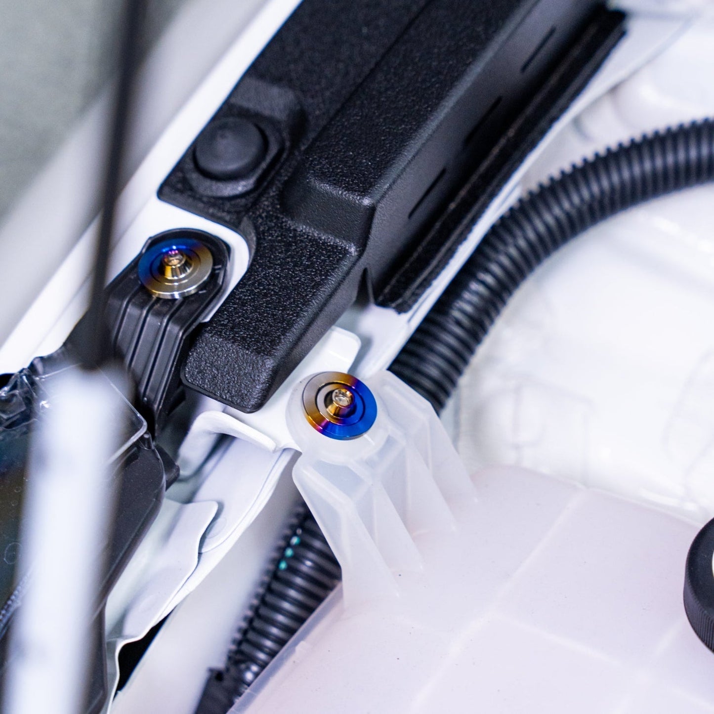 JDC Titanium Engine Bay Dress-Up Hardware Kit (23+ GR Corolla)