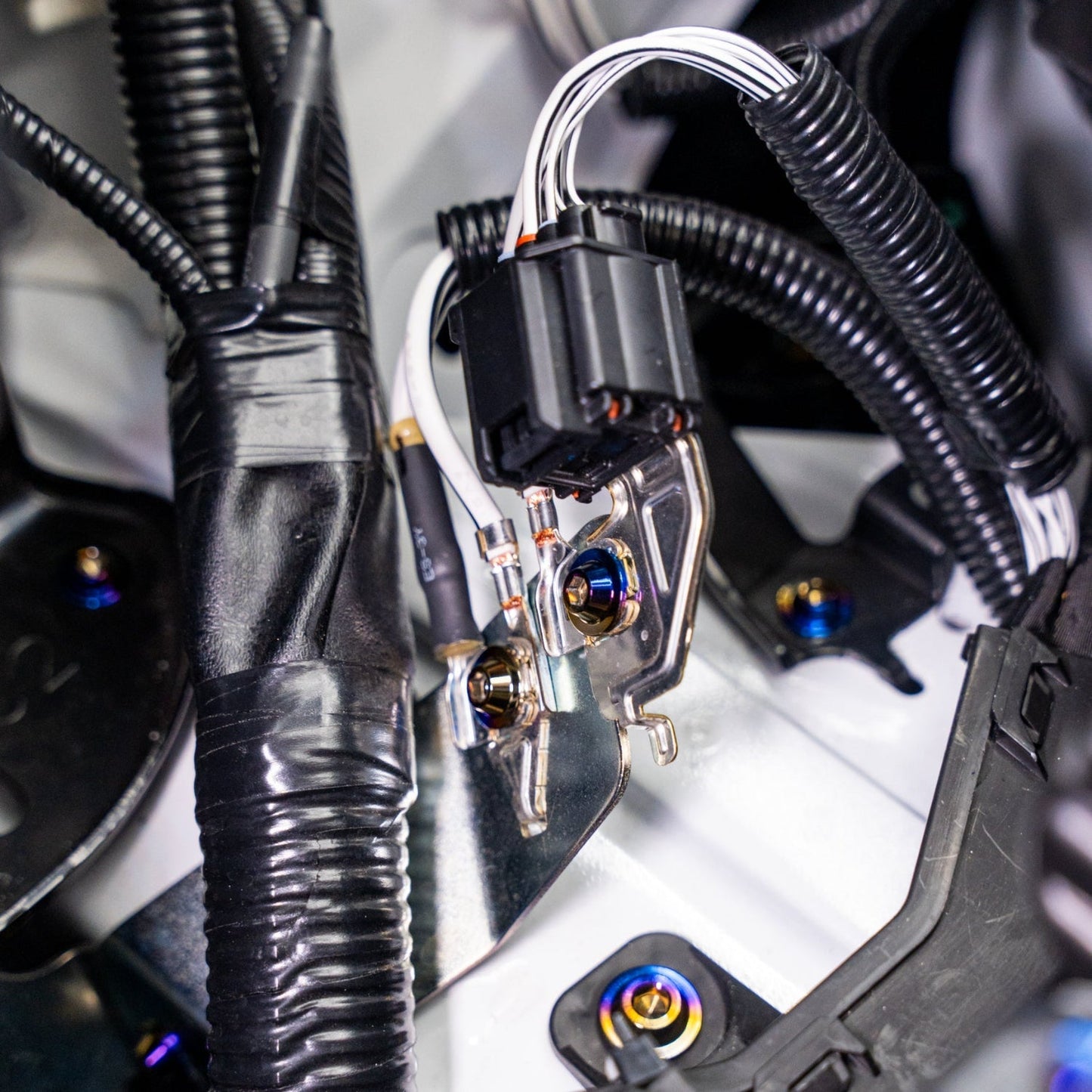 JDC Titanium Engine Bay Dress-Up Hardware Kit (23+ GR Corolla)