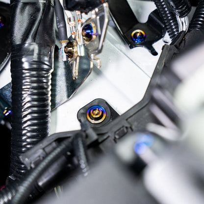 JDC Titanium Engine Bay Dress-Up Hardware Kit (23+ GR Corolla)