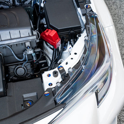 JDC Titanium Engine Bay Dress-Up Hardware Kit (23+ GR Corolla)