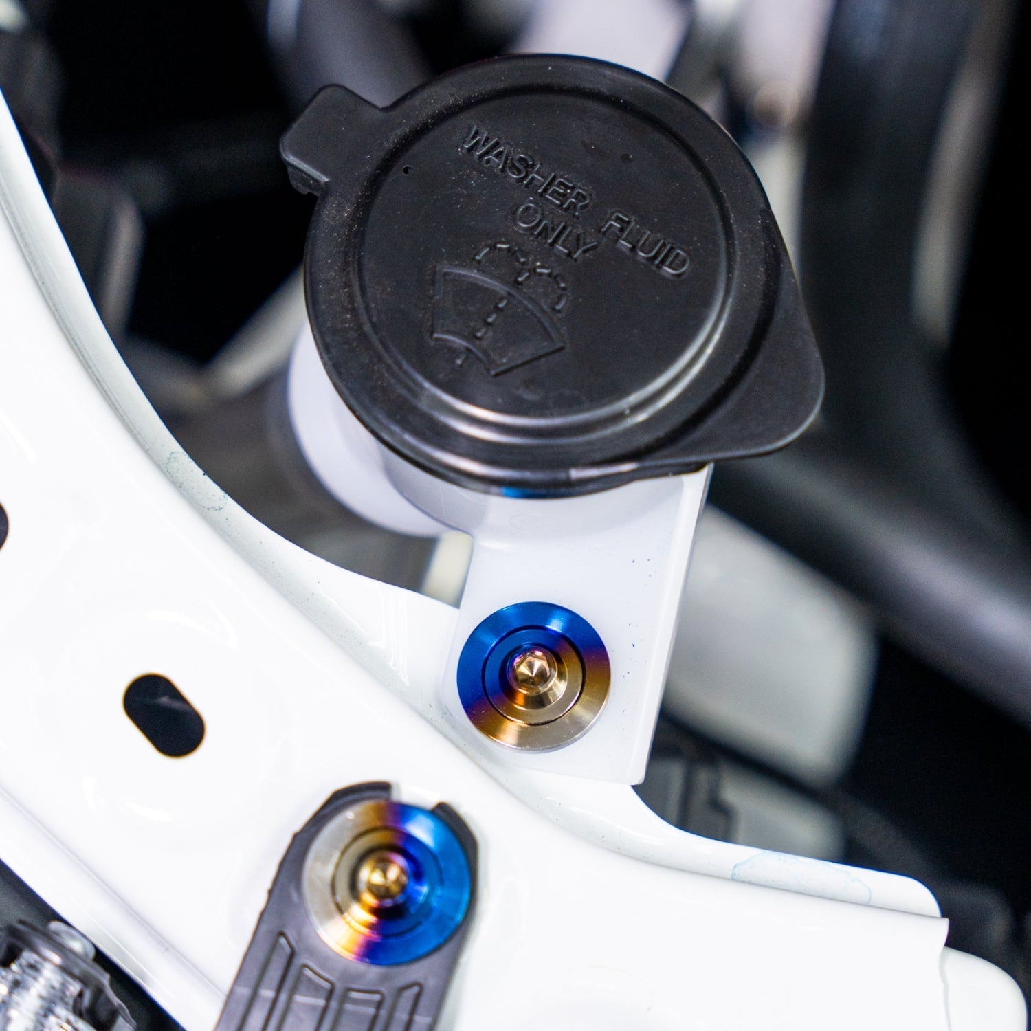 JDC Titanium Engine Bay Dress-Up Hardware Kit (23+ GR Corolla)