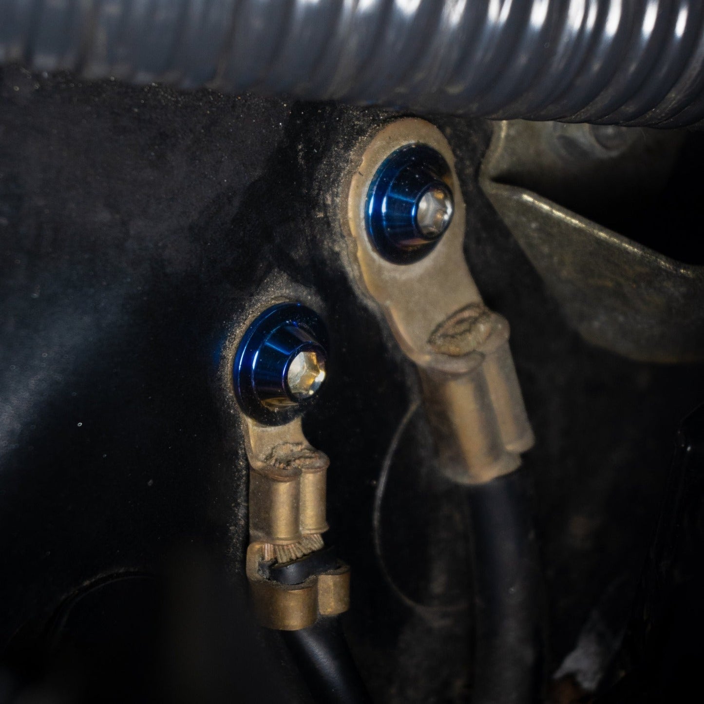 JDC Titanium Engine Bay Dress-Up Hardware Kit (Nissan 370Z)