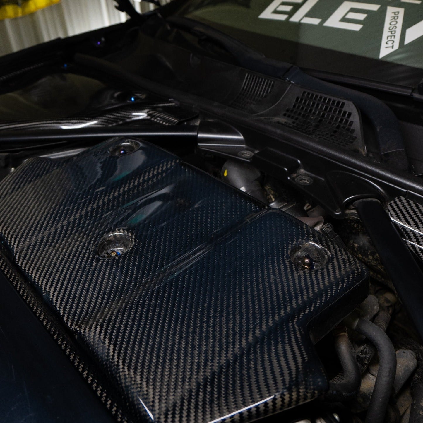 JDC Titanium Engine Bay Dress-Up Hardware Kit (Nissan 370Z)