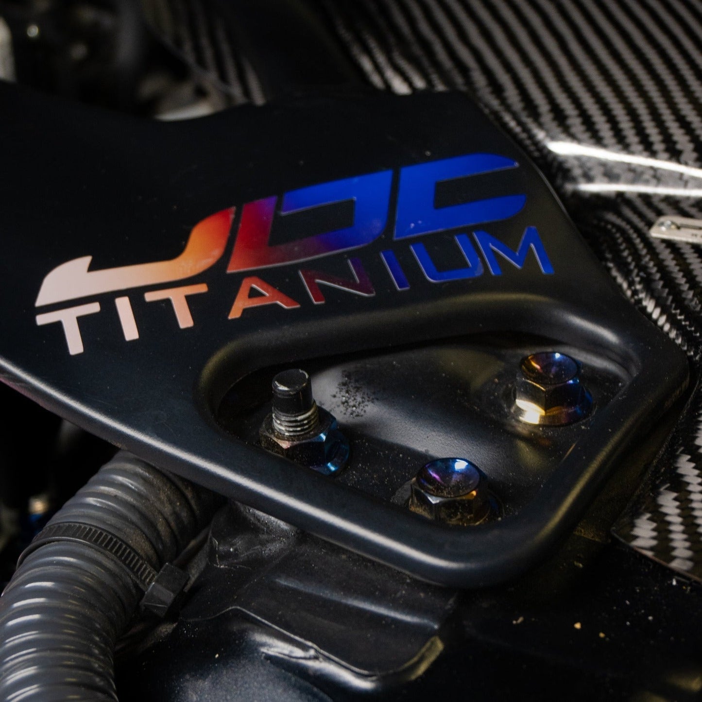 JDC Titanium Engine Bay Dress-Up Hardware Kit (Nissan 370Z)