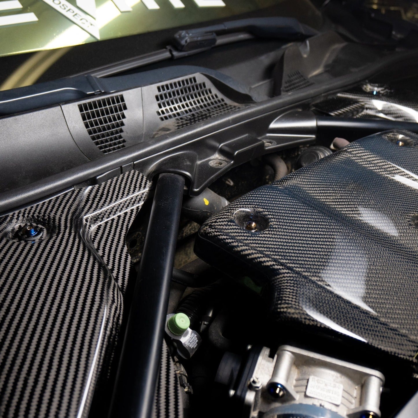 JDC Titanium Engine Bay Dress-Up Hardware Kit (Nissan 370Z)